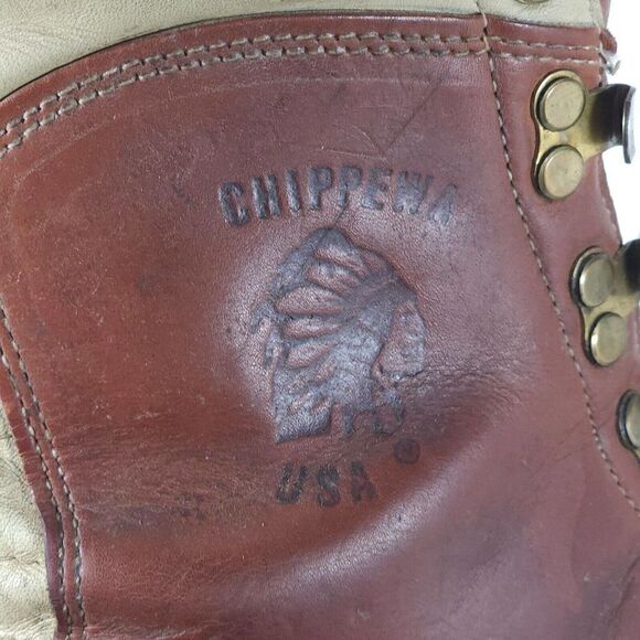 CHIPPEWA Men's 25480 US8,5 E Brown Leather Arctic Minus-50 F Work Hunting Boots - Picture 13 of 14